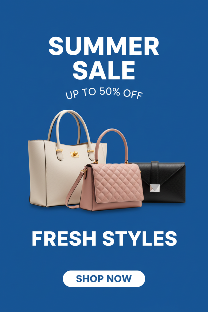 Bags Sale Banner