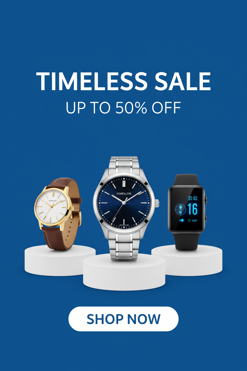 Watches Sale Banner